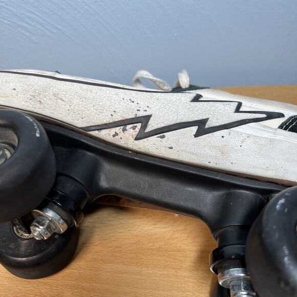 Vans Custom Bolt Men's Size 7.5 Classic Roller Skates Boltz Black White Repair - Picture 8 of 12